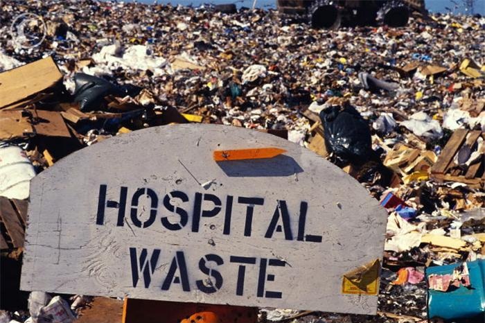 Hospital waste ends up in landfills
